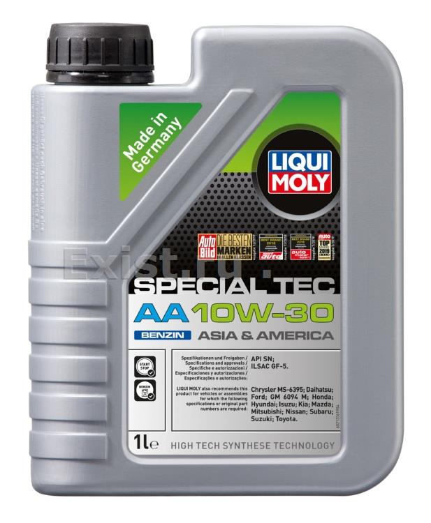 Liqui Moly 21336Масло моторное синтетическое Special Tec AA Benzin 10W-30, 1л