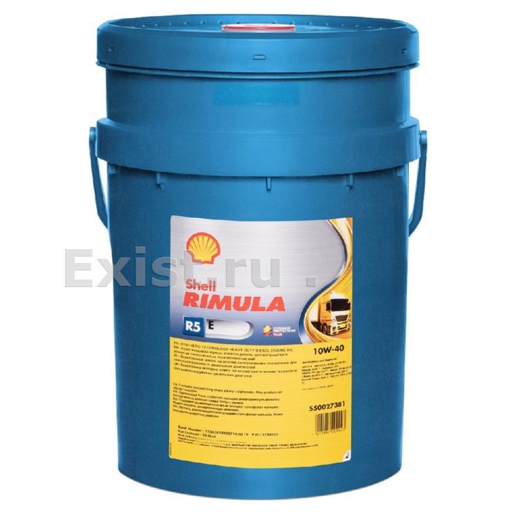 Shell 550027381Масло моторное полусинтетическое Rimula R5 E 10W-40, 20л