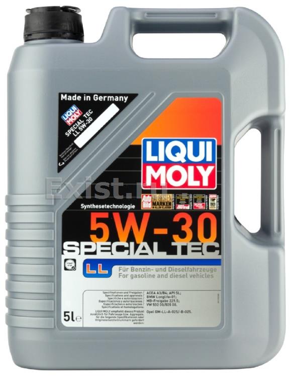 Масло моторное hc-синтетическое "Special Tec LL 5W-30", 5л Liqui Moly ...