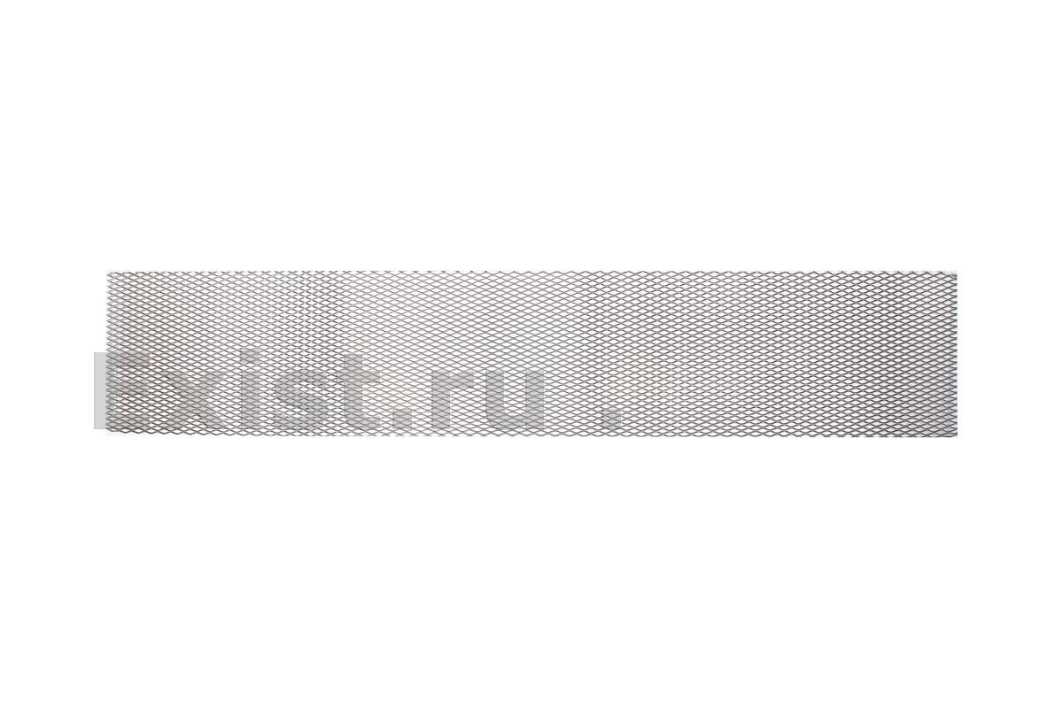 Облицовка радиатора (сетка декоративная) алюминий, 100 х 20 см, серебро, ячейки 16мм х 6мм