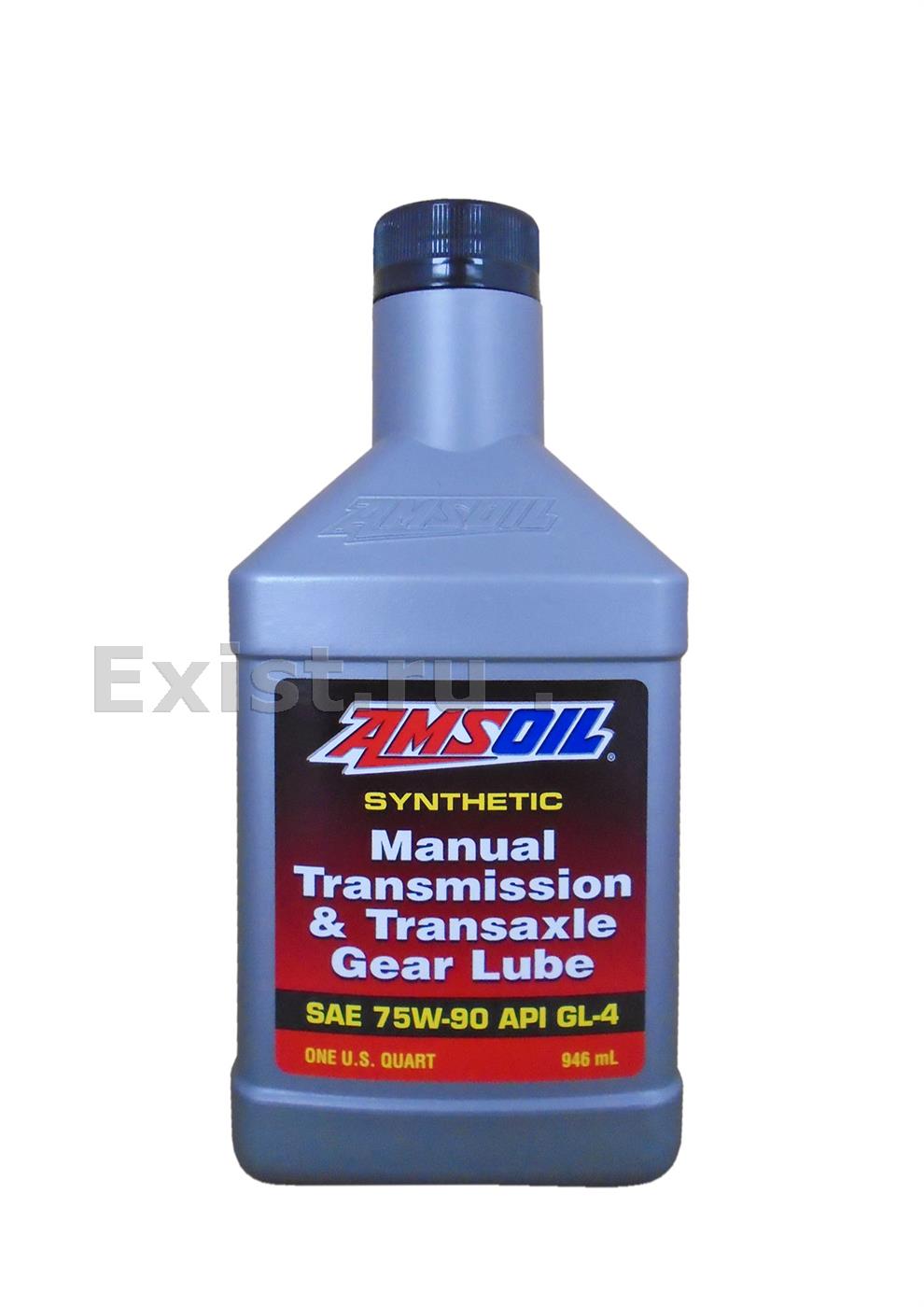 Масло трансмиссионное синтетическое Synthetic Manual Transmission & Transaxle Gear Lube 75W-90, 0.946л