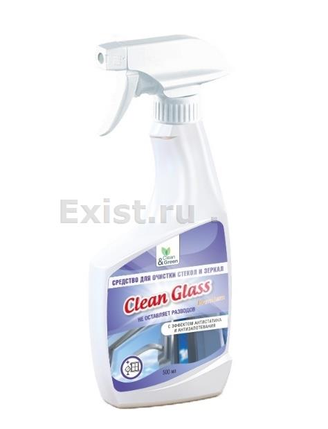 Средство для очистки стекол и зеркал (триггер) 500 мл. clean&green cg8139