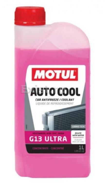 Жидкость охлаждающая 1л. AUTO COOL G13 ULTRA, розовая, концентрат