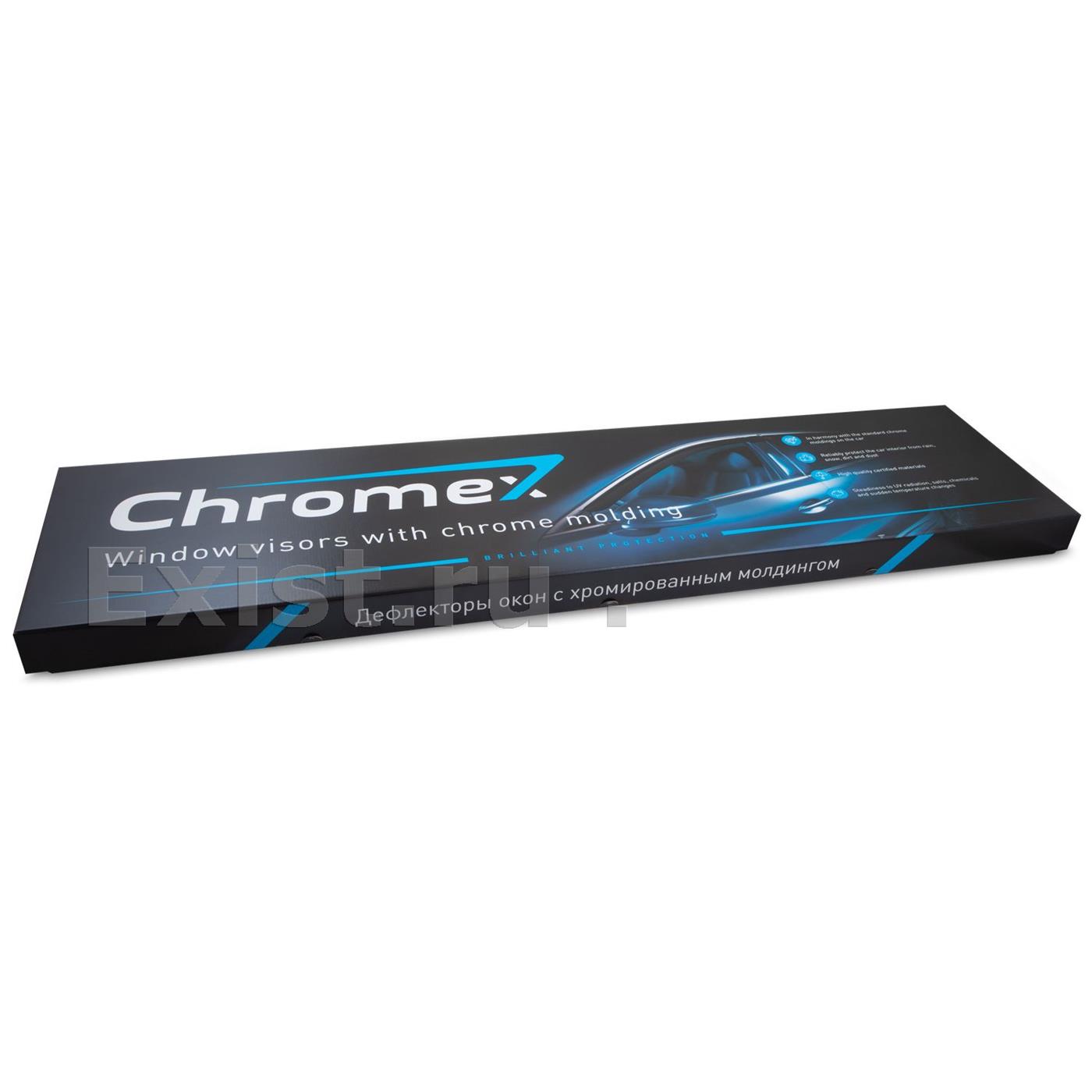 Дефлекторы окон с хромированным молдингом Chromex CHROMEX.63018 ...