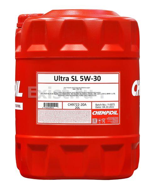 Chempioil CH9722-20Масло моторное синтетическое Ultra SL 5W-30, 20л