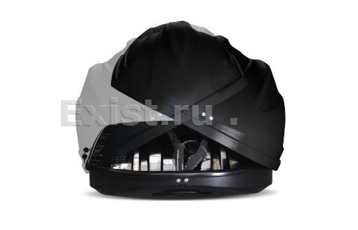 Бокс-багажник на крышу аэродинамический черный turino compact двухстороннее открывание 360 л