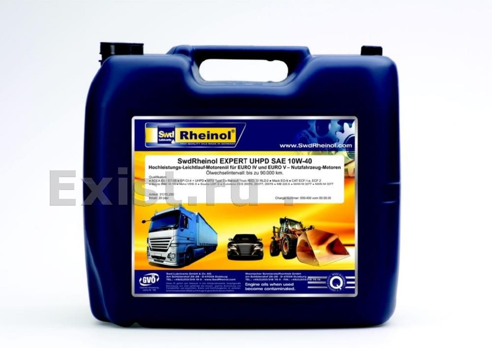 SWD Rheinol 31310,280Масло моторное полусинтетическое Expert UHPD 10W-40, 20л