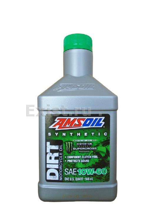 Масло моторное синтетическое Dirt Bike Oil 10W-60, 0.946л Масло AMSOIL Synthetic Dirt Bike Oil выдерживает высокую скорость вращения, высокую температуру и механический сдвиг. Его синтетические базовые масла естественным образом противостоят потерям вязко