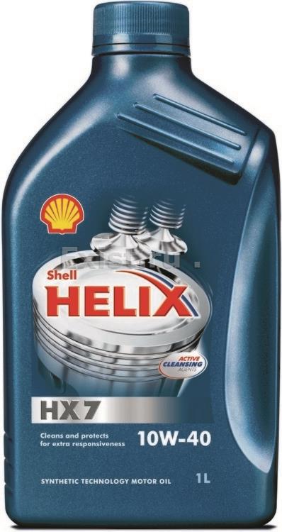 Shell 550022249Масло моторное полусинтетическое Helix HX7 10W-40, 1л