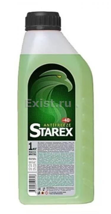 Жидкость охлаждающая 0.9л. STAREX Green G11, зелёная