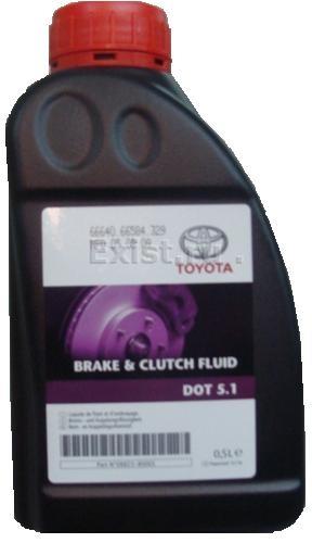 Жидкость тормозная DOT 5.1, Brake & Clutch Fluid, 0.5л