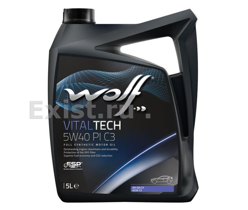 Wolf oil 8303012Масло моторное синтетическое VitalTech PI C3 5W-40, 5л