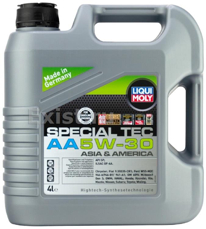 Масло моторное hc-синтетическое "Special Tec AA 5W-30", 4л Liqui Moly ...