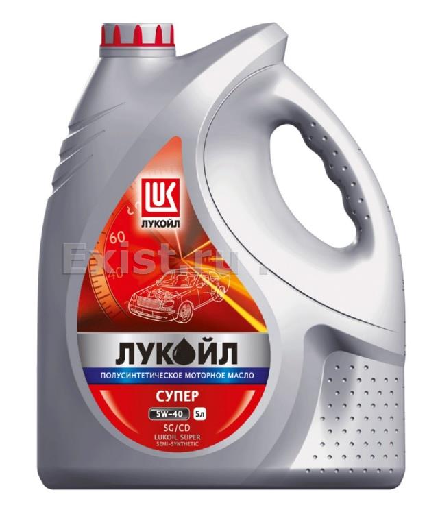Lukoil 19443Масло моторное полусинтетическое Супер 5W-40, 5л