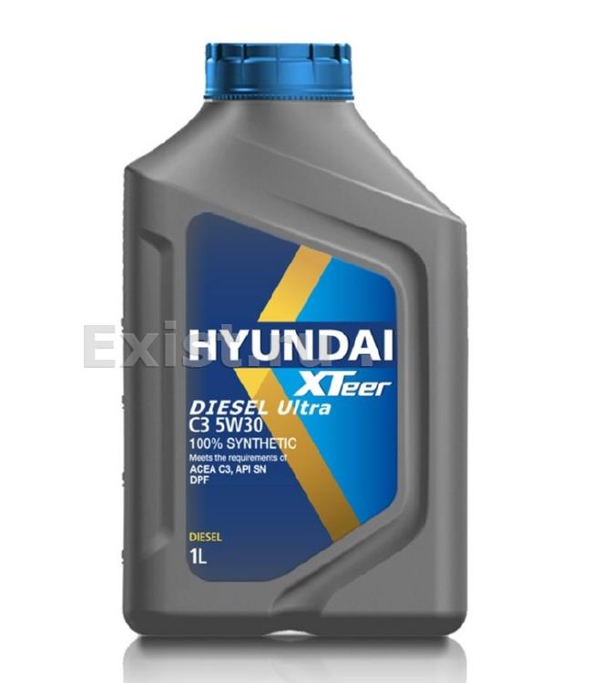 Hyundai XTeer 1011224Масло моторное синтетическое Diesel Ultra C3 5W-30, 1л