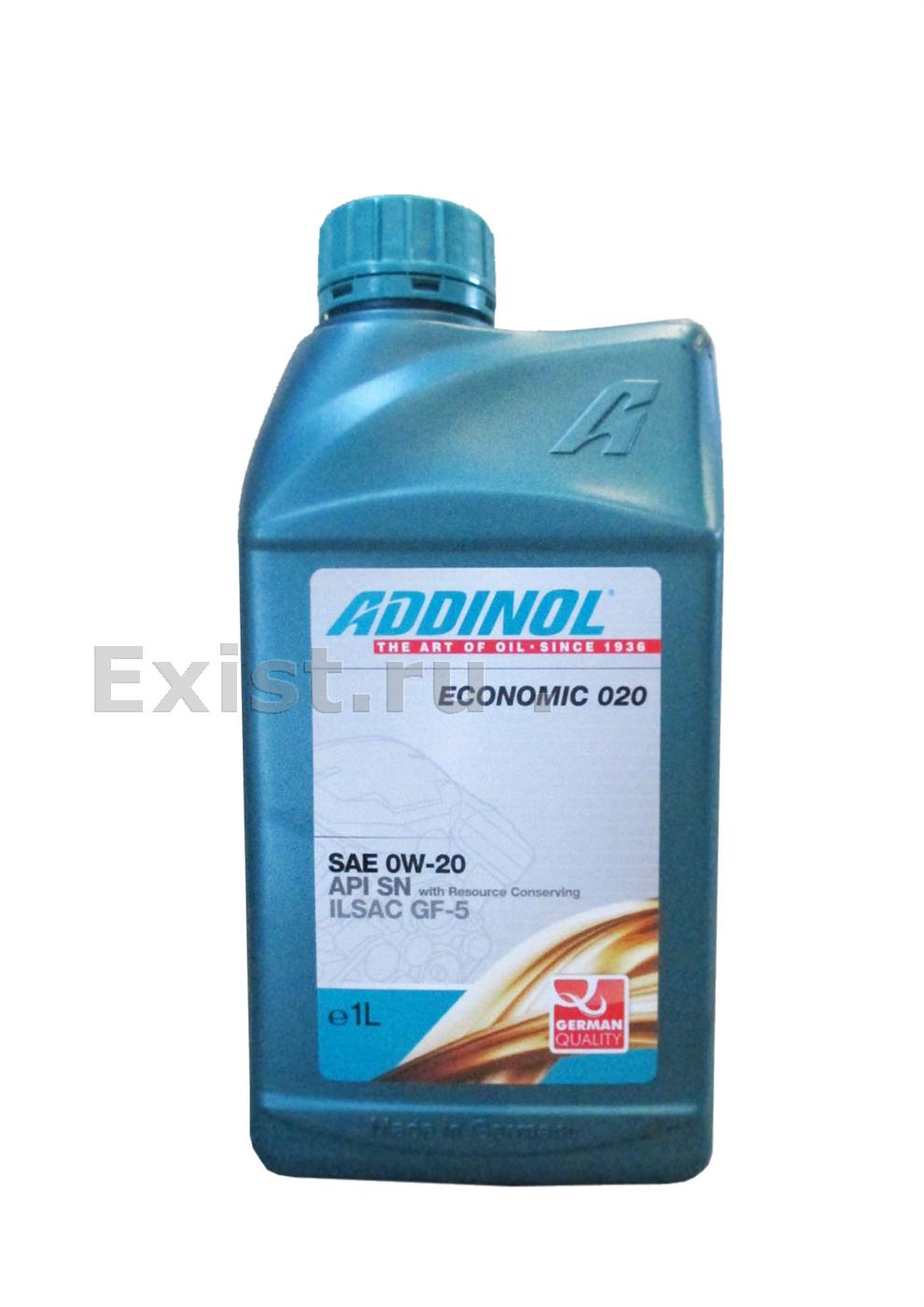 Addinol 4014766073754Масло моторное синтетическое Economic 020 0W-20, 1л