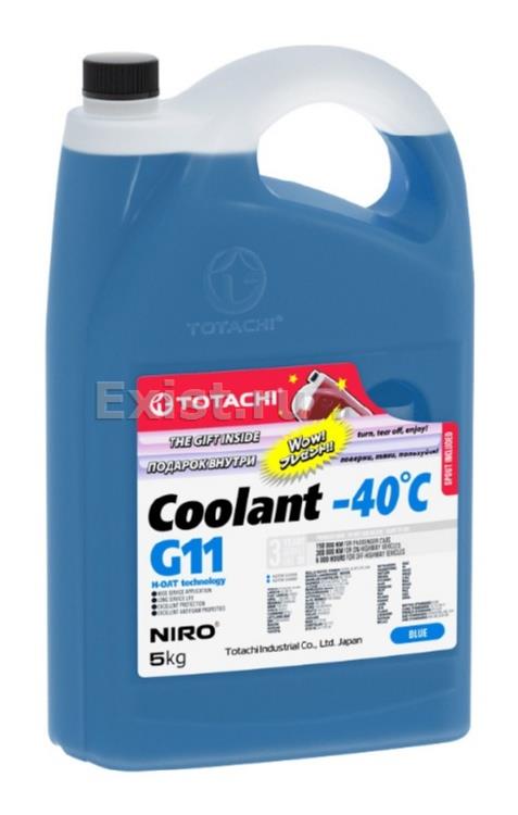 Жидкость охлаждающая 4.5л. NIRO COOLANT Blue G11, синяя