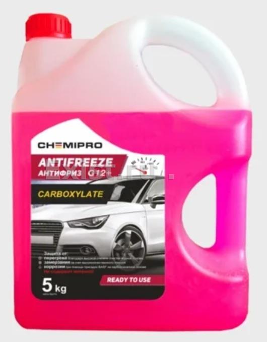 Жидкость охлаждающая 4.4л. Antifreezes G12+, розовая