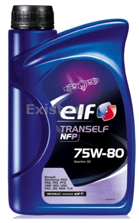 Масло трансмиссионное синтетическое TransElf NFP 75W-80, 0.5л