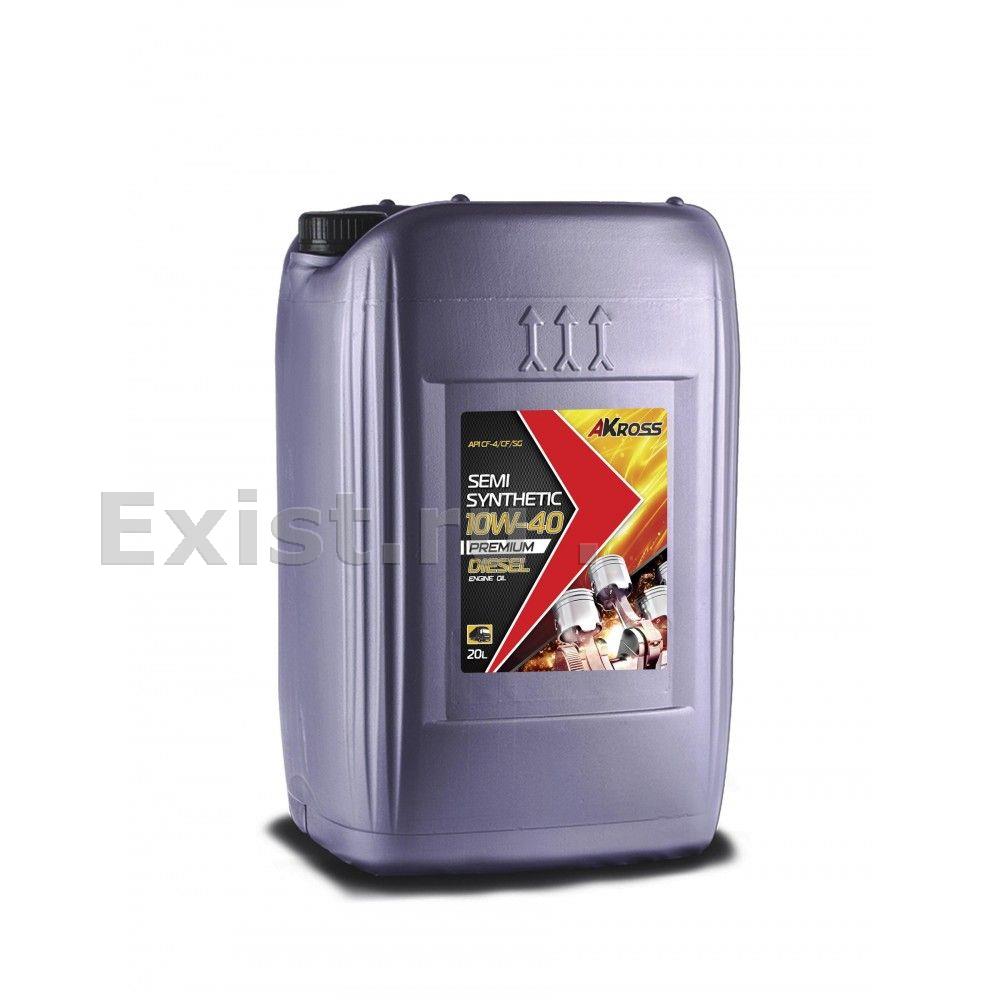 Масло моторное полусинтетическое Premium Diesel 10W-40, 20л