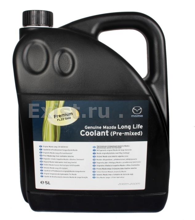 Жидкость охлаждающая 5л. Long Life Coolant Premium FL22, зелёная