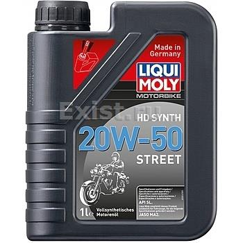 Liqui Moly 3816Масло моторное синтетическое Motorbike HD Synth Street 20W-50, 1л