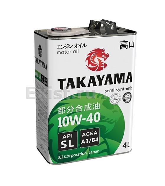 Takayama 605047Масло моторное полусинтетическое Motor Oil SL 10W-40, 4л