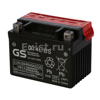 Аккумулятор GS Battery обратная полярность 3 Ач
