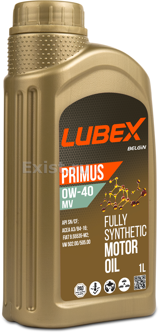 Lubex L034-1321-1201Масло моторное синтетическое Primus MV 0W-40, 1л