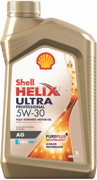Shell 550040571Масло моторное синтетическое Helix Ultra Pro AG 5W-30, 1л