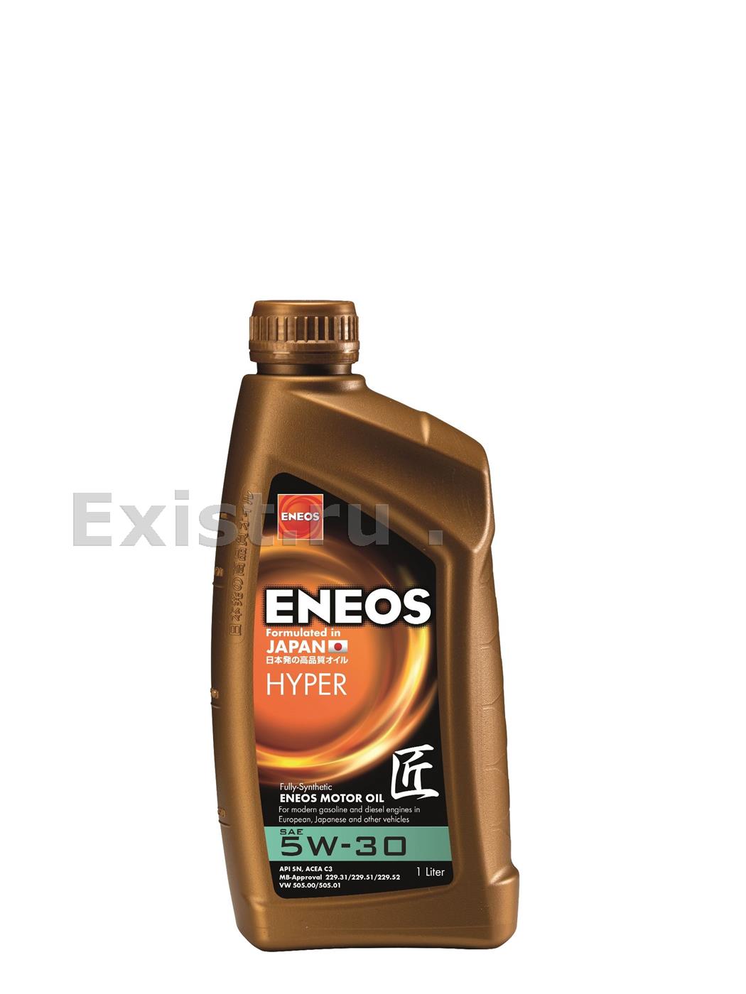 Eneos EU0030401NМасло моторное синтетическое Hyper SN 5W-30, 1л