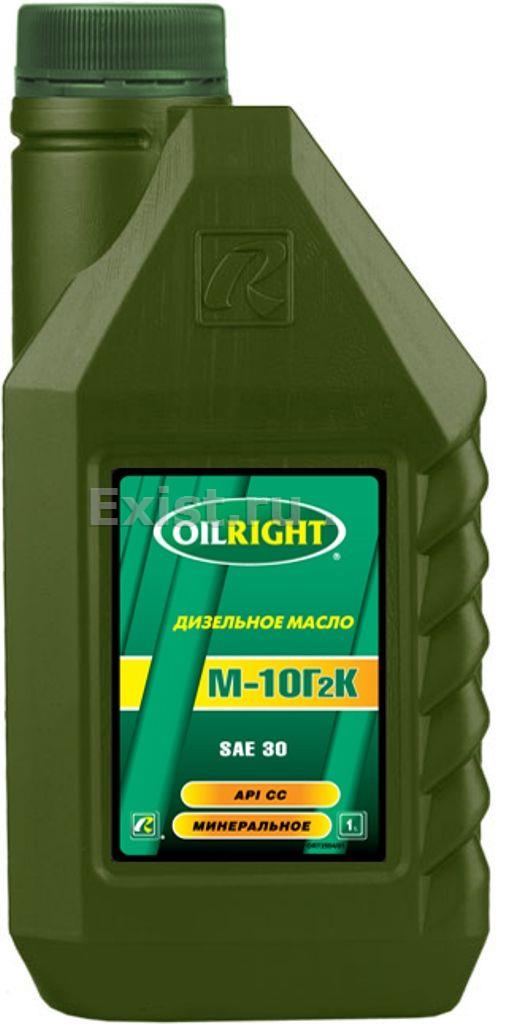 Oilright 2504Масло моторное минеральное М-10Г2К 30, 1л