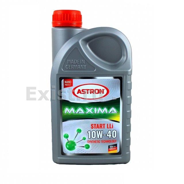 Масло моторное полусинтетическое Maxima Start LLi 10W-40, 1л ASTRON Maxima Start LLi 10W-40 высокопроизводительное моторное масло универсального применения, в т.ч. для высоких нагрузок. Рабочий спектр превосходит требования, предъявляемые для бензиновых и