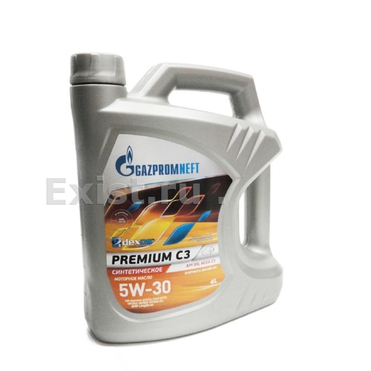 Масло gazpromneft premium c3 5w30 мот син (4л) 253142230