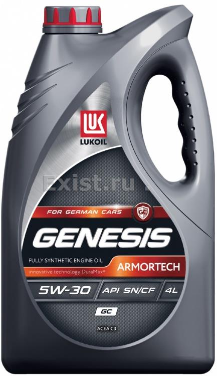 Lukoil 3149300Масло моторное синтетическое Genesis Armortech GC 5W-30, 4л