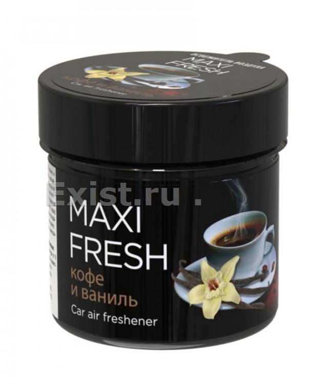 Освежитель воздуха cmf-113 maxi fresh (кофе и ваниль) гелевый, банка 100гр