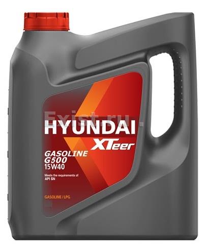 Hyundai XTeer 1061043Масло моторное синтетическое Gasoline G500 15W-40, 6л