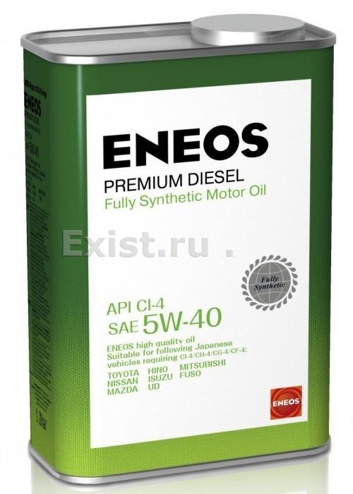 Eneos 8809478943091Масло моторное синтетическое Premium Diesel 5W-40, 1л