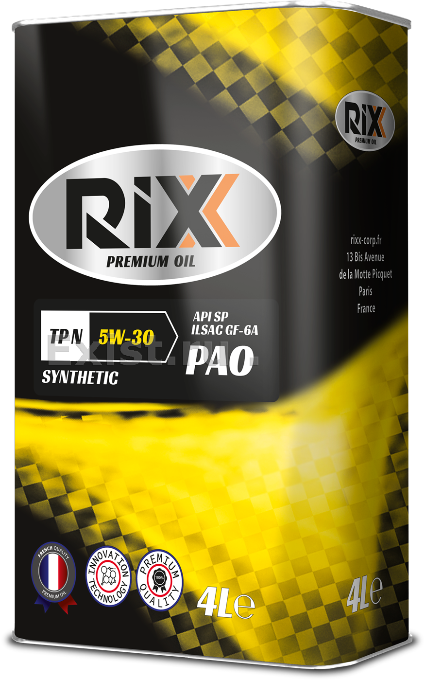RIXX RX0007TPNМасло моторное синтетическое TP N 5W-30, 4л