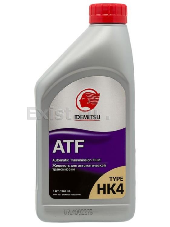 Масло трансмиссионное синтетическое ATF TYPE-HK4, 0.946л