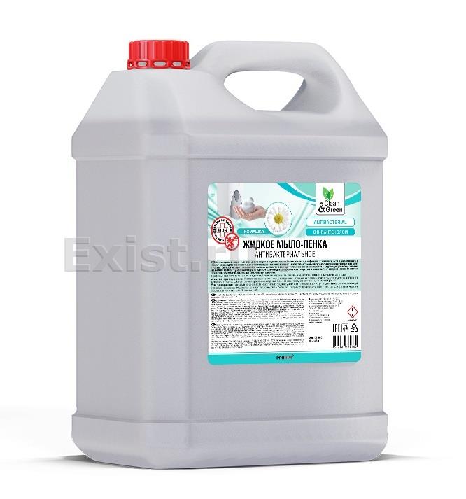 Жидкое мыло пенка антибактериальное 5 л. clean&green cg8056