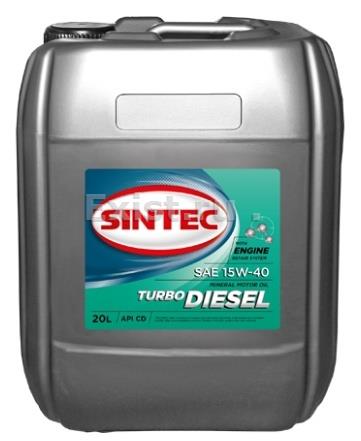 Масло моторное минеральное TURBO DIESEL 15W-40, 20л Универсальное всесезонное минеральное моторное масло SINTEC Турбо Дизель SAE 15W-40 изготовлено на основе высококачественных базовых масел высокой степени очистки и многофункционального пакета присадок п