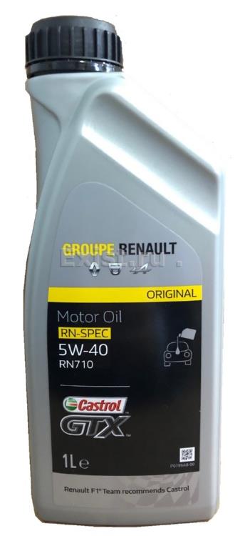 Renault 77 11 943 689Масло моторное синтетическое GTX RN-SPEC RN710 5W-40, 1л