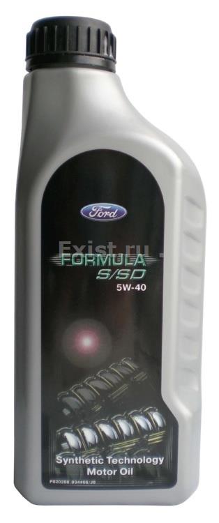 Ford 15B91BМасло моторное синтетическое Formula SSD 5W-40, 1л