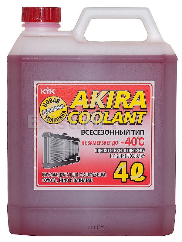 Жидкость охлаждающая 4л. akira coolant, красная