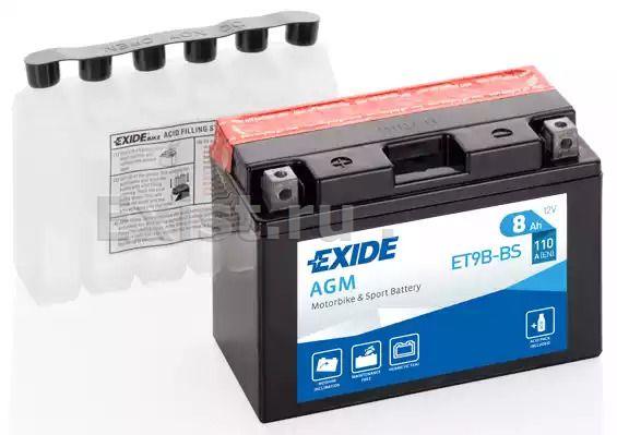 Аккумулятор Exide прямая полярность 8 Ач