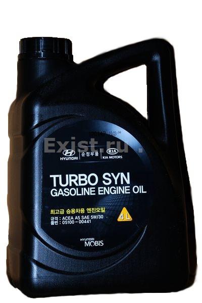 HyundaiKia 05100-00441Масло моторное синтетическое Turbo SYN Gasoline 5W-30, 4л