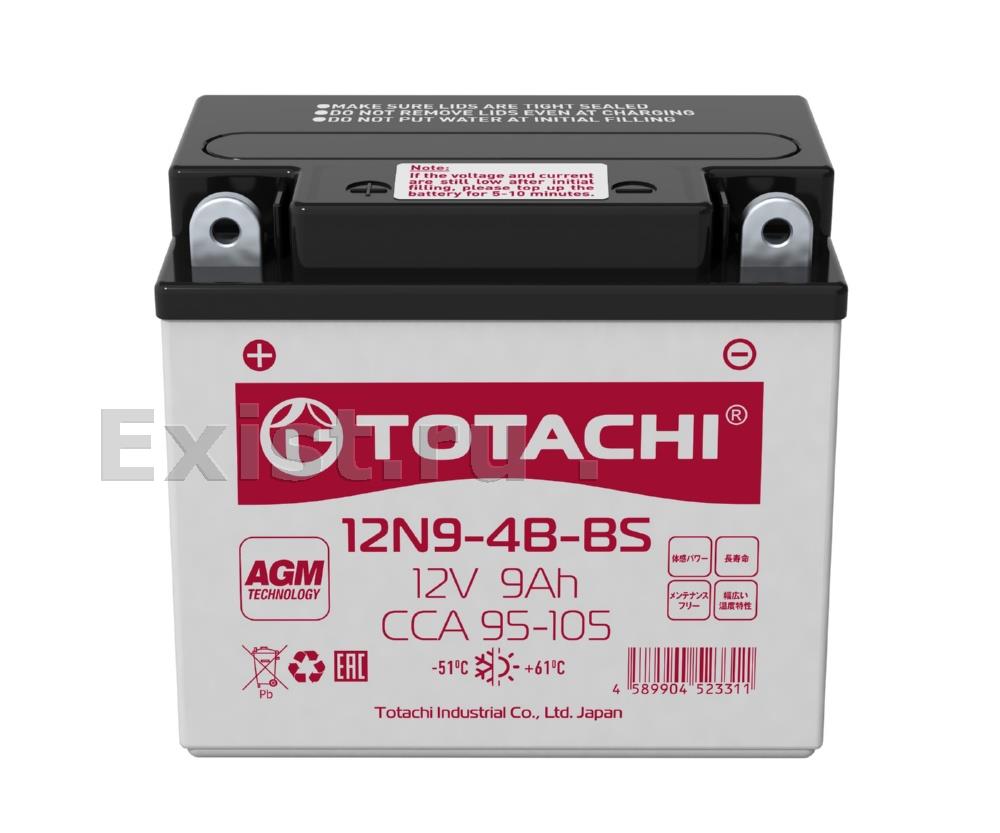 Аккумулятор Totachi прямая полярность 9 Ач