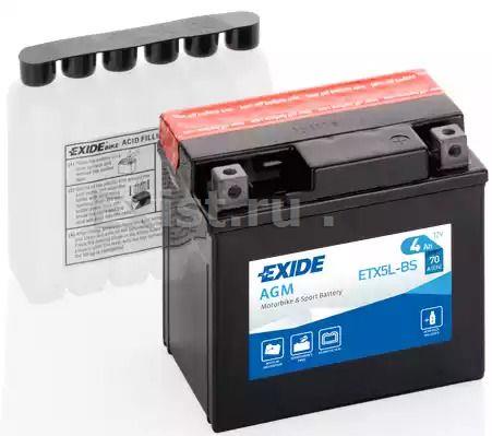 Аккумулятор Exide обратная полярность 4 Ач