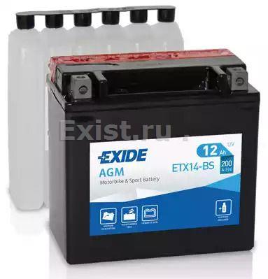 Аккумулятор Exide прямая полярность 12 Ач